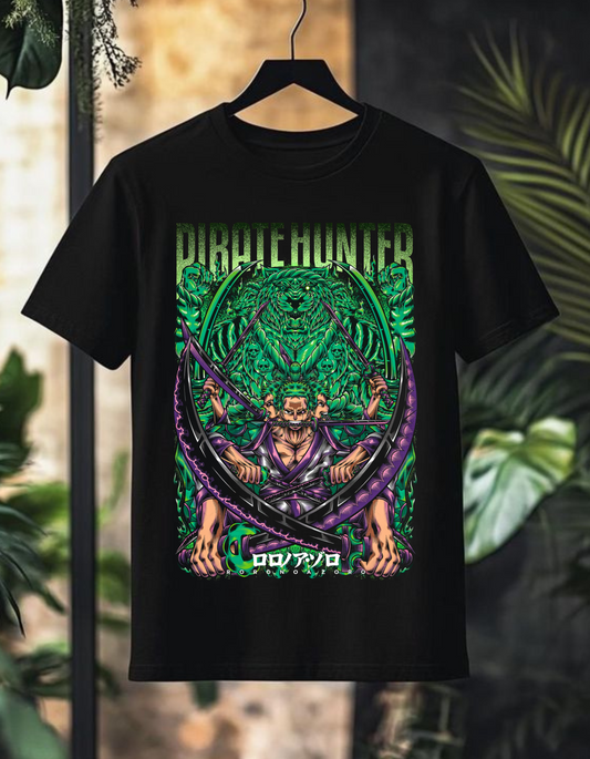 🗡️ Pirate Hunter – Zoro Edition T-Shirt (COMING SOON)